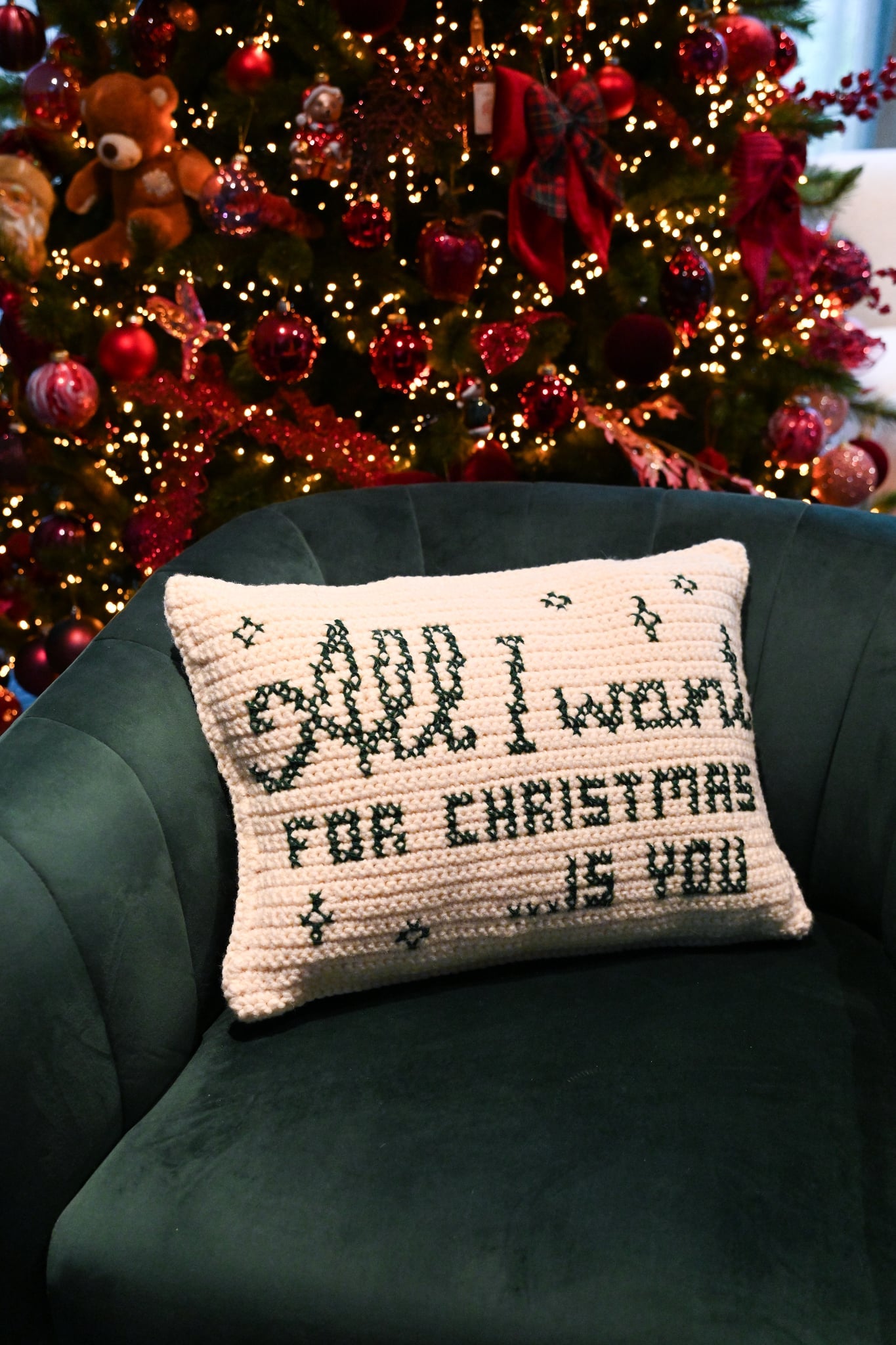 All i want for christmas kussenhoes (Mr. Christmas presents)