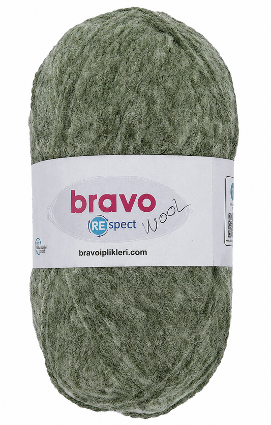 Lammy Yarns Bravo Respect Army (30) (per pak)