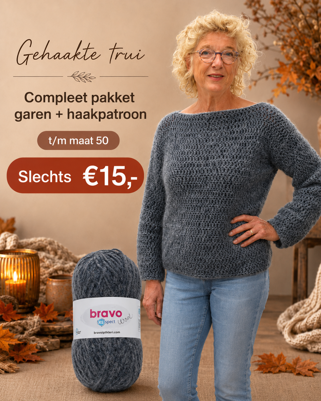 Bravo Respect Trui Marja (BLAUW 070)