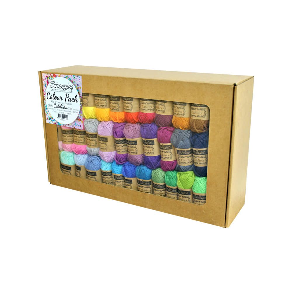 Scheepjes Cahlista Colour Pack 109 kleuren x 15 g (BLACK FRIDAY)