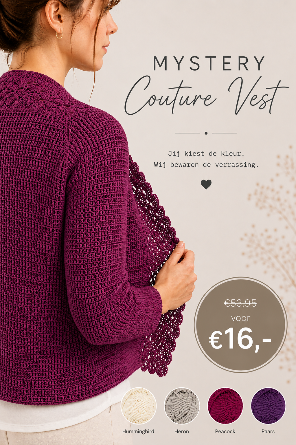 Mystery Couture Vestje (Bordeaux)