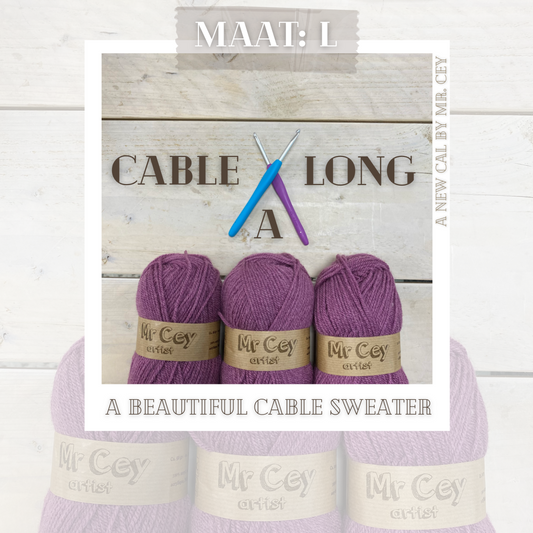 Cable A long Trui Cal By Mr. Cey (maat L)