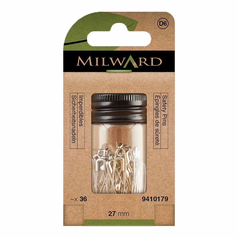 Milward Veiligheidsspelden 27 mm nikkel