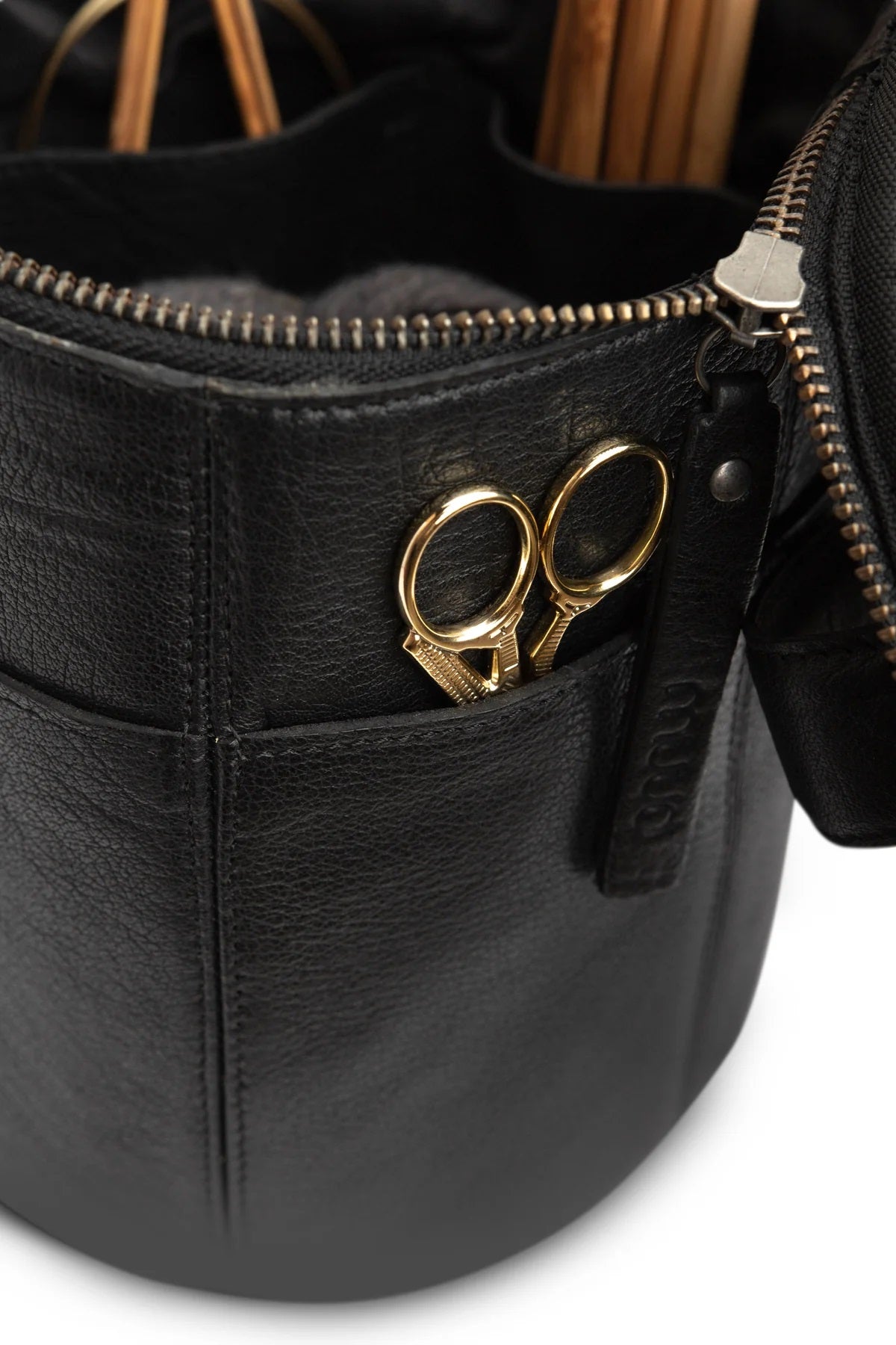 Muud Saturn Brei- en Haaktas 20x16cm - black XMAS2023