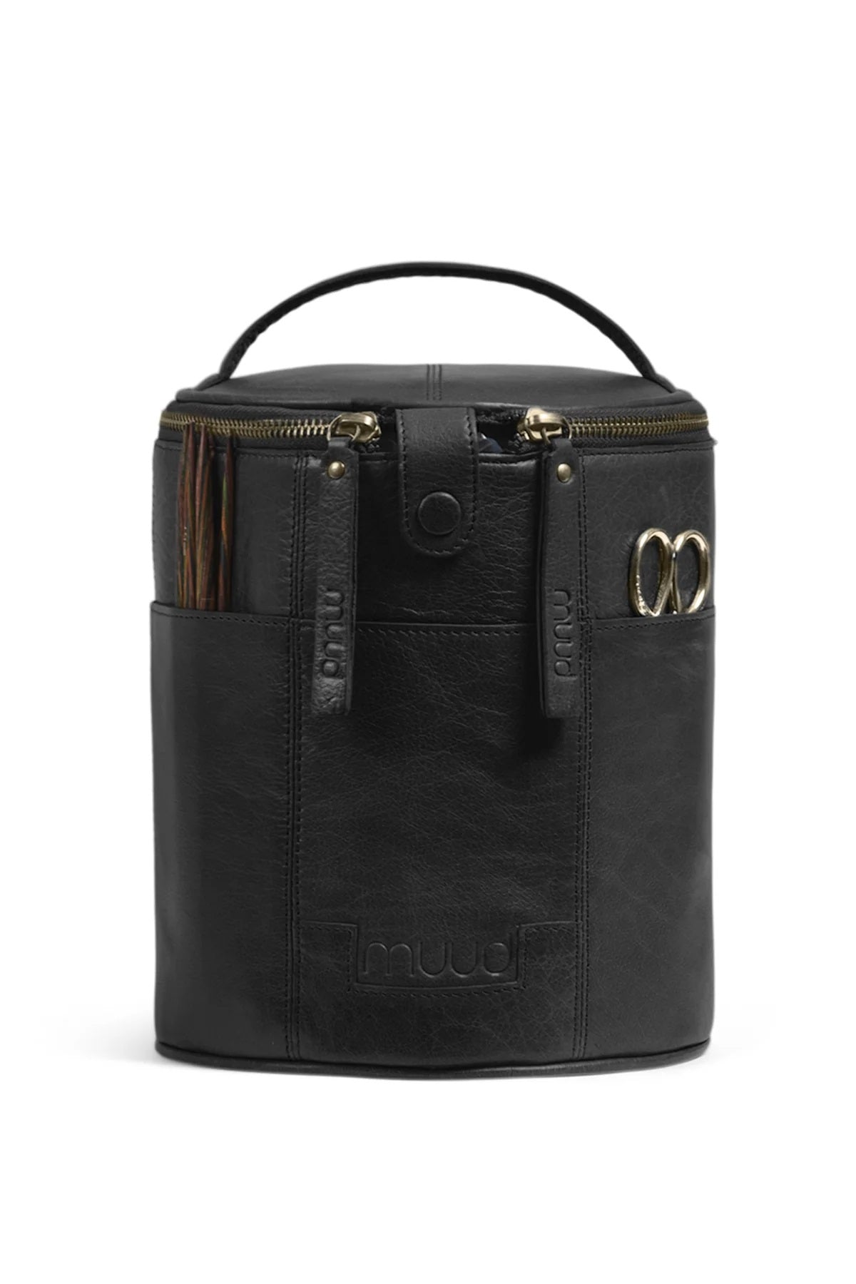 Muud Saturn Brei- en Haaktas 20x16cm - black XMAS2023