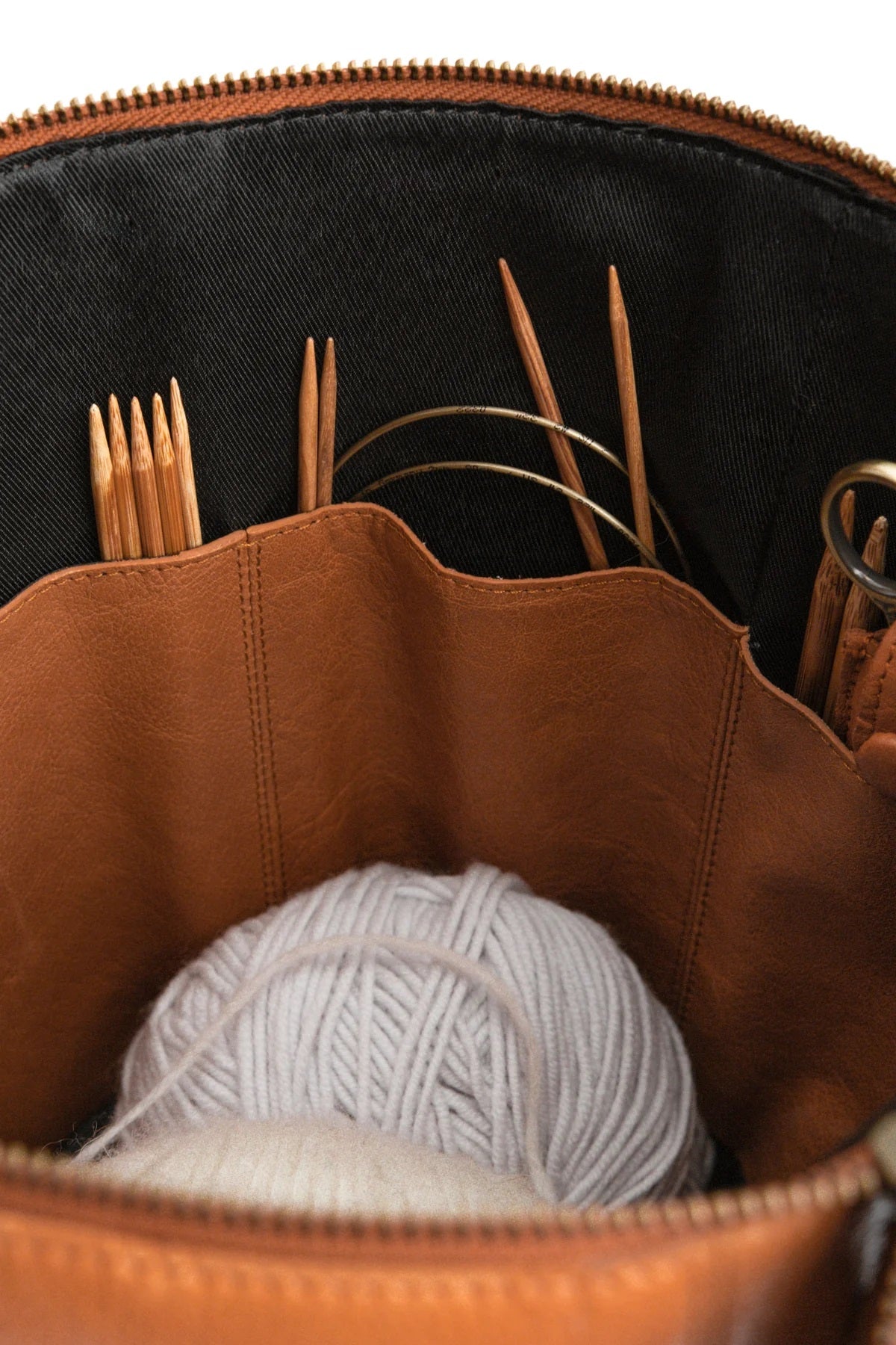 Muud Saturn XL Brei- en Haaktas 28xØ21cm - whisky