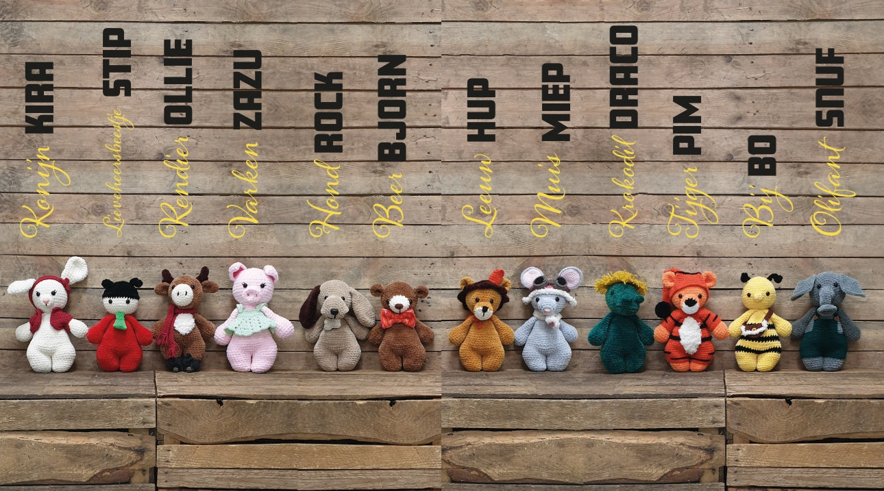 Bij Bo Pakket (Superzachte Amigurumi Vriendjes)