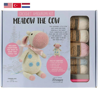 Tuva Haakpakket amigurumi Meadow the cow