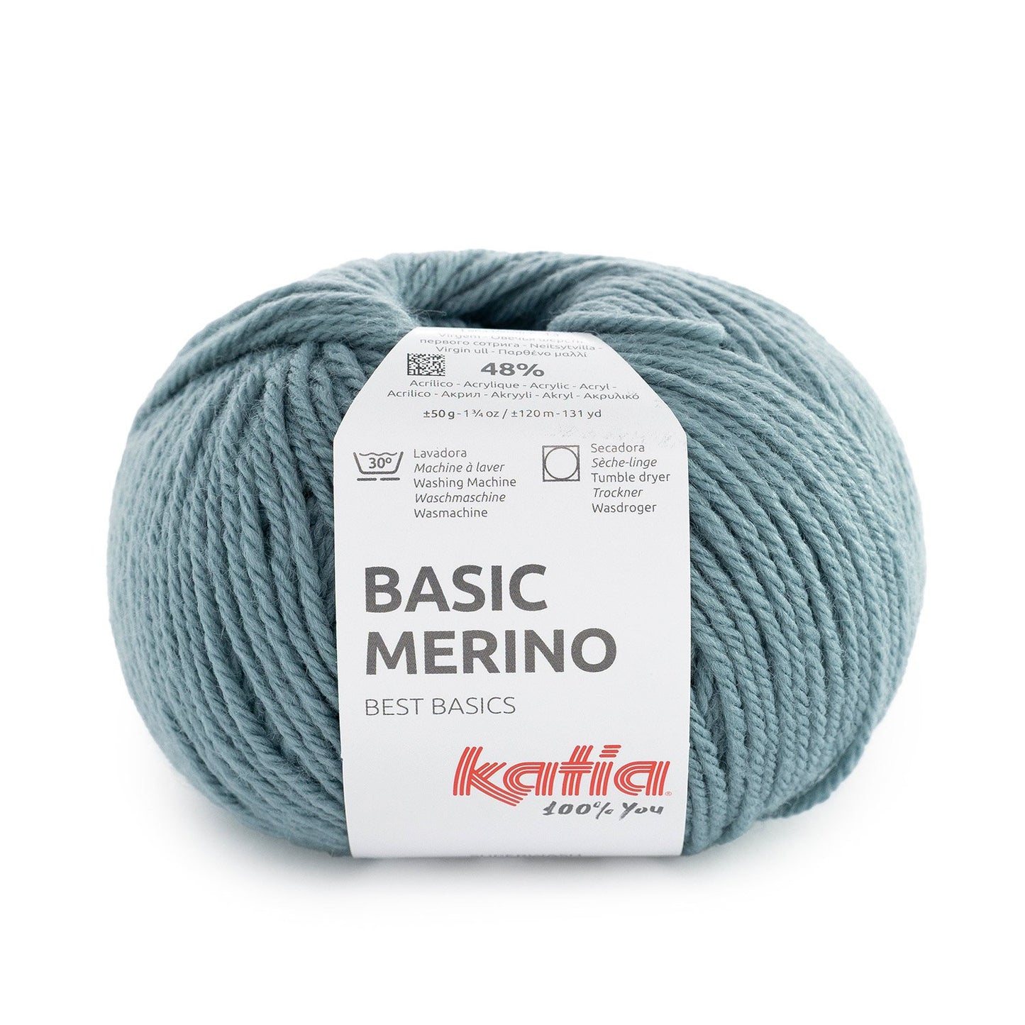 Katia Basic Merino Blue Grey (110)
