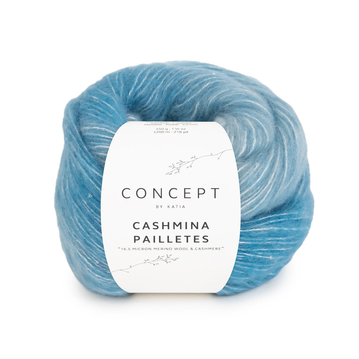 Concept Cashmina Pailletes Blauw (103)