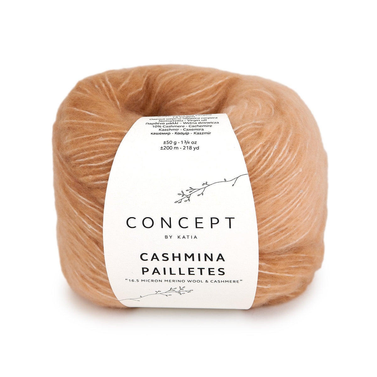 Concept Cashmina Pailletes Camel (101)