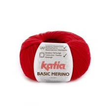 Katia Basic Merino Rood (004)