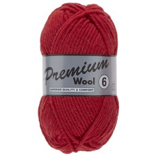 Premium Wool 6 Rood 43 (per pak / 10 bollen) (black friday)