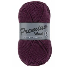 Premium Wool 6 Aubergine 64 (per pak / 10 bollen) (black friday)