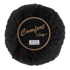 Lammy Yarns Comfort Line Plus Black (001)