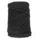 Lammy Yarns Macrame 8 (3mm) Black (001)