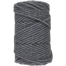 Lammy Yarns Macrame 8 (3mm) Dark Gray (038)