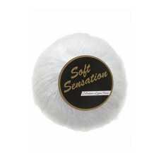 Lammy Yarns Soft Sensation Lurex White (601)