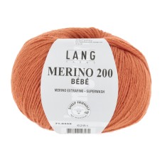 Lang Yarns Merino 200 Bebe Orange (0359)