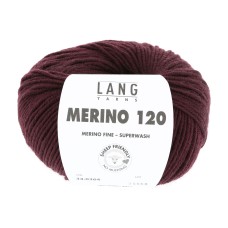 Lang Yarns Merino 120 Bordeaux (34.0364)