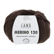 Lang Yarns Merino 120 Dark Brown (34.0468)