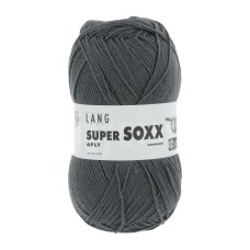 Lang Yarns Super Soxx 6 Ply Superwash UNI Metal Grey (0024)