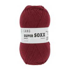 Lang Yarns Super Soxx 6 Ply Superwash UNI Scarlet (0061)