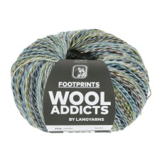 Lang Yarns Wool Addicts FootPrints Ocean (0001)