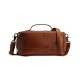 MUUD Cleo Handgemaakt leren schouder tas 23 x 13 x 11 cm - Rich Brown XMAS2023