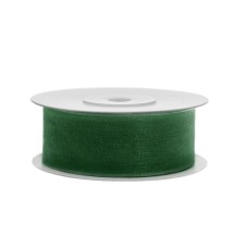 Organza Lint Donker Groen - 25 mm