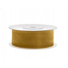 Organza Lint Goud - 25 mm