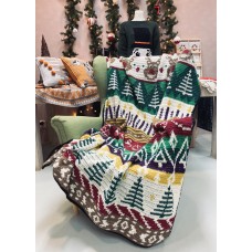 Christmas Throw Blanket (Haakpatroon)