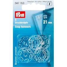 Prym Drukknopen 21 mm transparant 