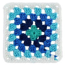 Red Heart Granny Square Frigid