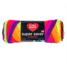 Red Heart Super Saver Bright Stripe