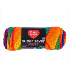 Red Heart Super Saver Favorite Stripe