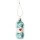 Rico Design Kerstbal Glas (Turquoise)