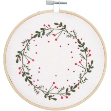 RICO Borduurpakket christmas Wreath (100071)