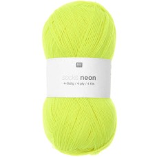 Rico Design Socks Neon Yellow (001)